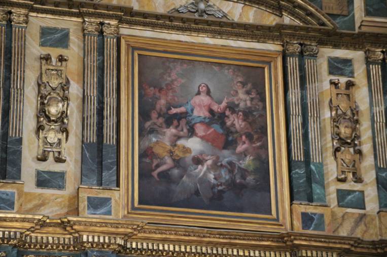 El famoso cuadro 'Asunción de la Virgen', de Francisco de Goya, lo puedes ver en el altar de la Iglesia de Ntra. Sra. de la Asunción.