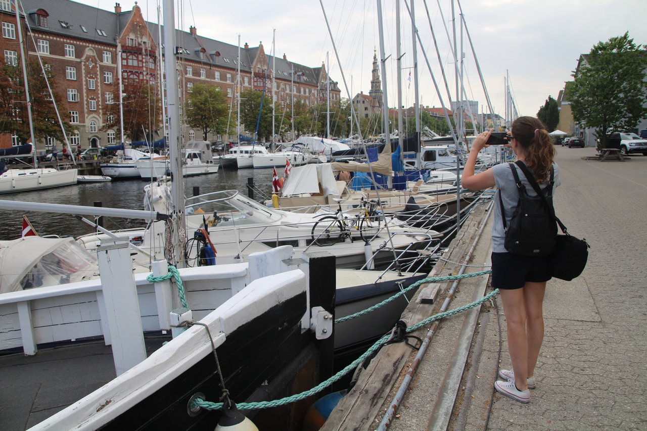 Christianshavn es una zona residencial de clase media con un ambiente náutico muy chulo.