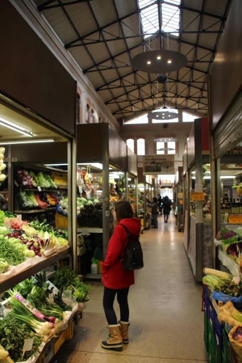 Frutas y verduras en el Mercato delle Erbe.