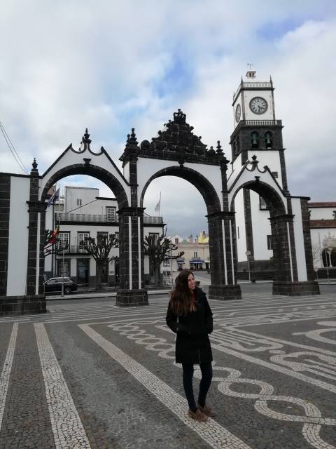 Las Puertas de la Ciudad de Ponta Delgada, en la isla de São Miguel en Azores.